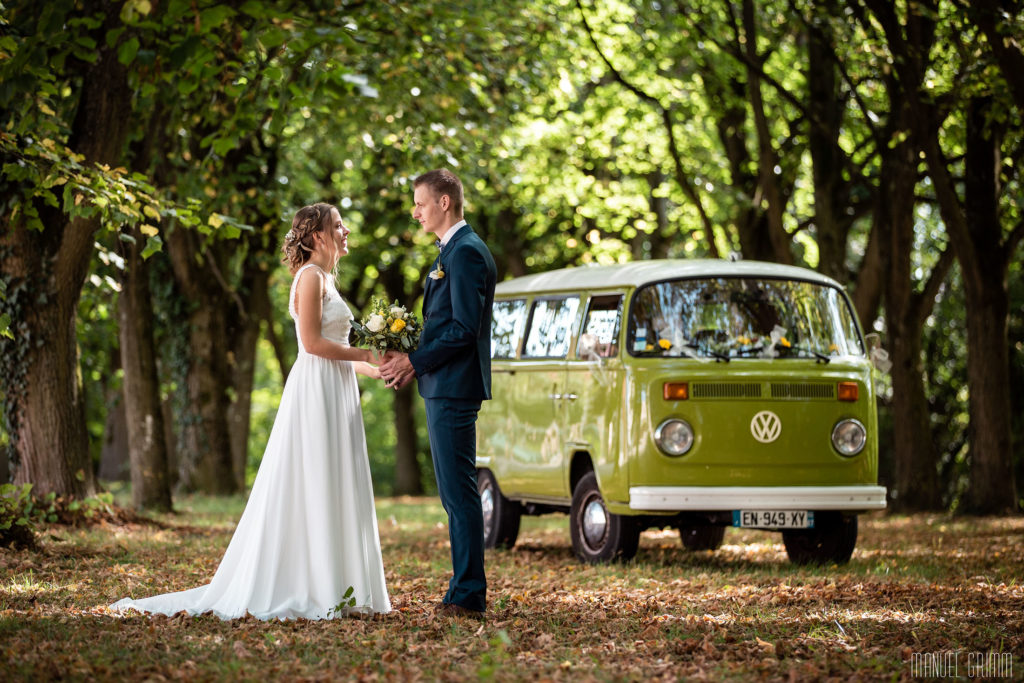 Séance de couple le jour du mariage